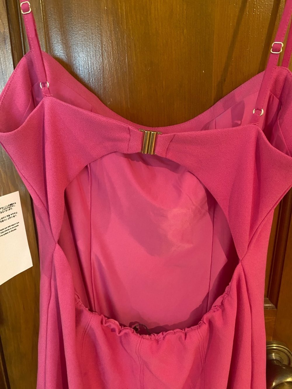 Abercrombie & Fitch Hot Pink Mini Dress - Picture 4 of 4